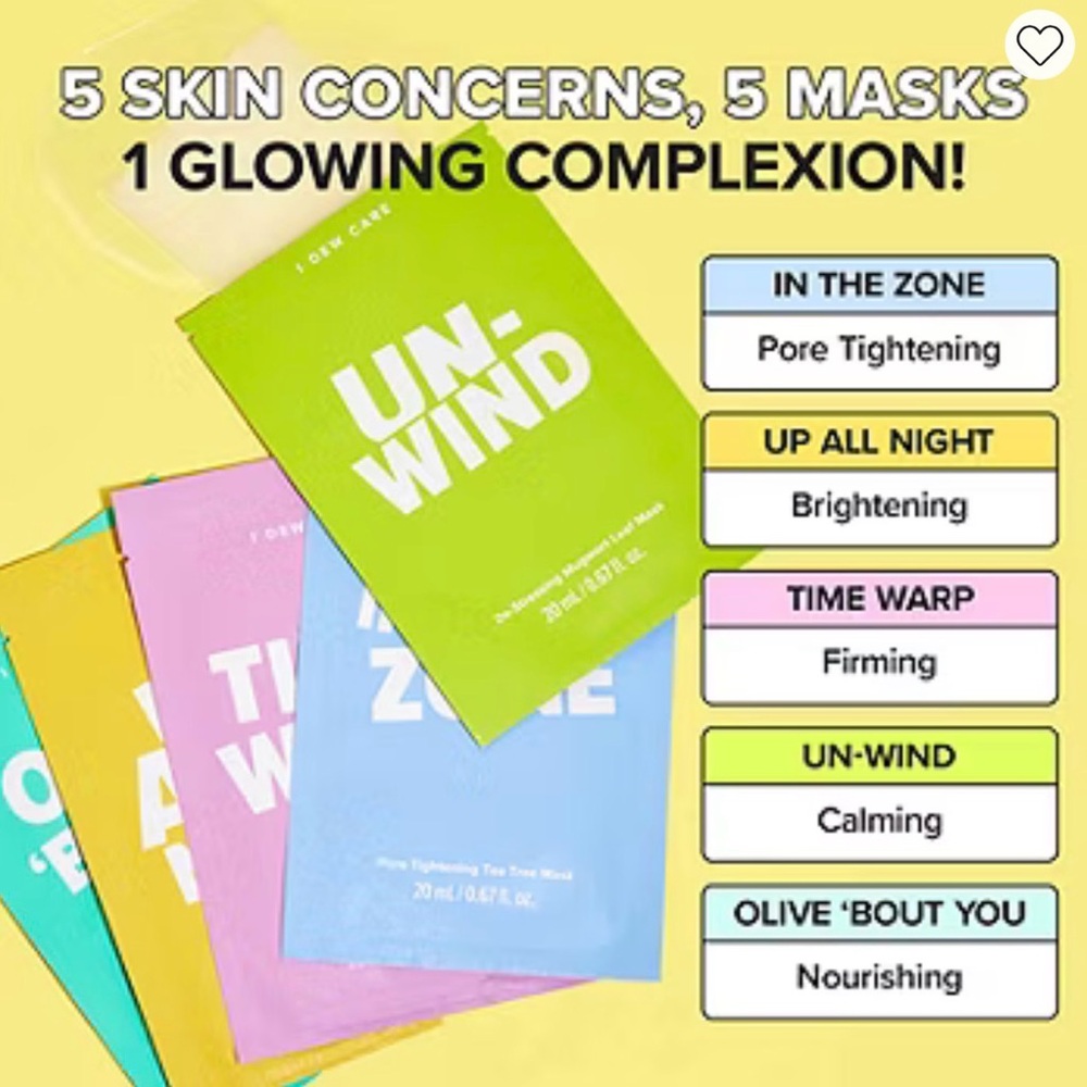 I Dew Care Let’s Do This Sheet Mask Set - Picture 2 of 3